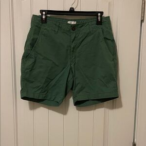 True Craft Men's Forest Green Flat Front Shorts size 31